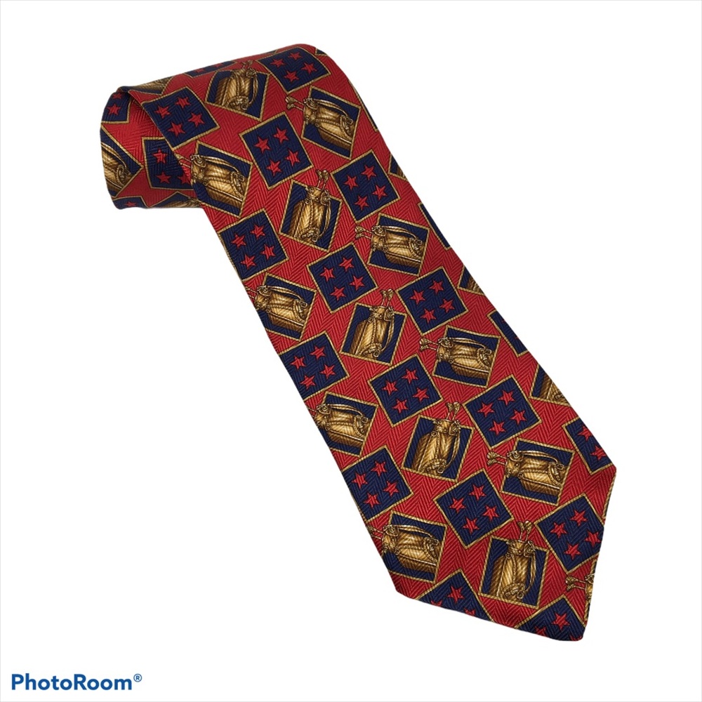 Tommy Hilfiger Tie, Golf Themed Necktie